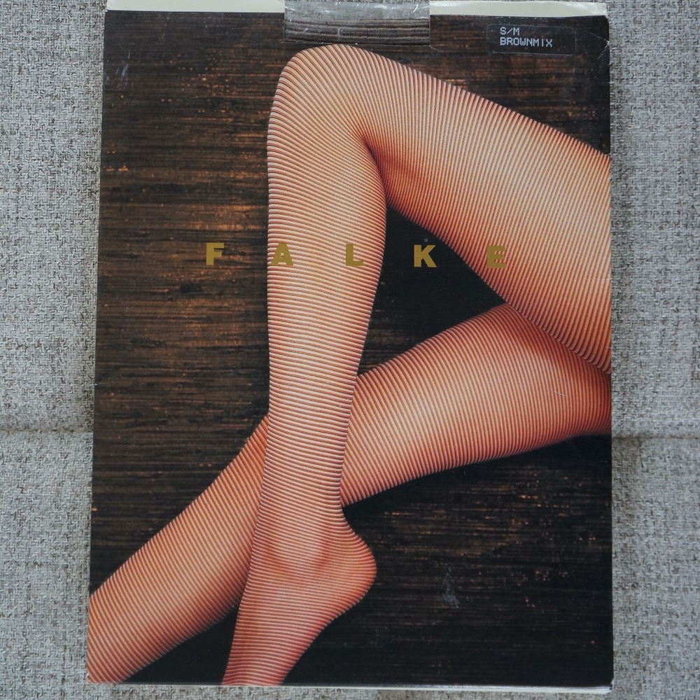 FALKE - Fashion Tights, Strumpfhose, Collant Mode, Brown-mix, S/M